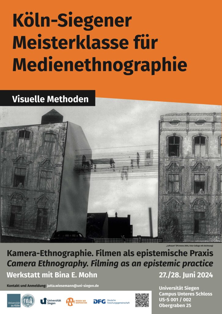 Masterclass for Media Ethnography: Camera Ethnography - Filming as an epistemic practice